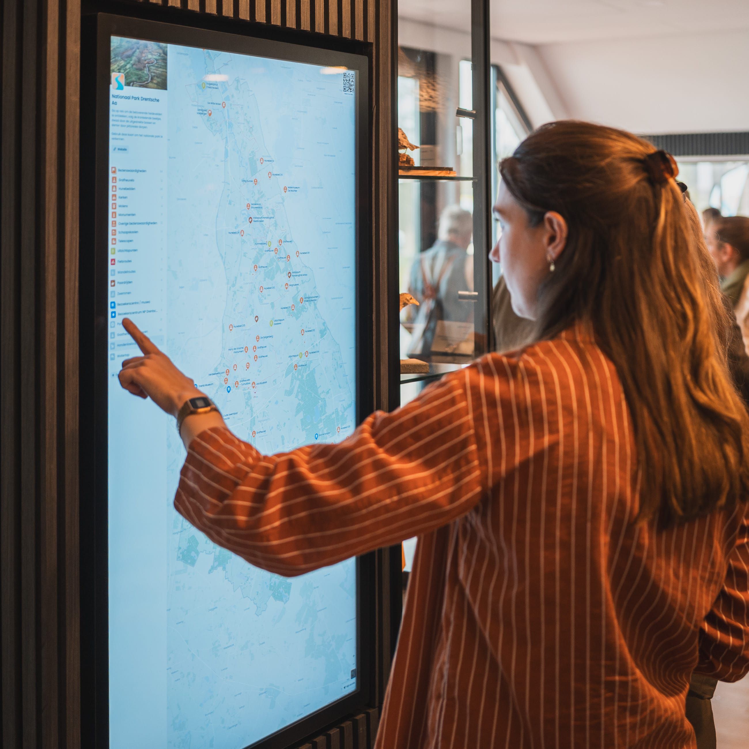 Wolf Maps Kiosk: Interactieve kaart op een touchzuil